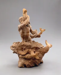 Tritón con una serpiente marina, hacia 1630