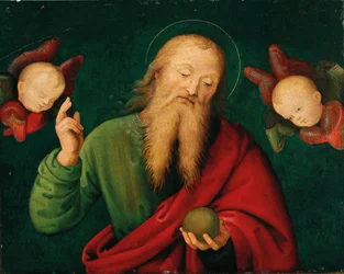 Dios Padre con ángeles