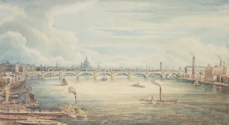 Desde el muelle de Hungerford, 1837