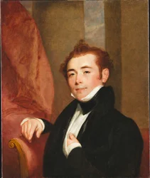 Retrato de George Brown, padre del pintor John Lewis-Brown, 1825