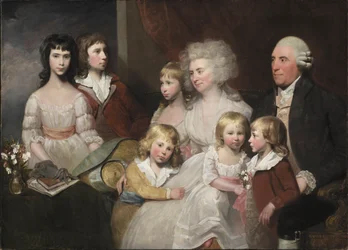 La familia Todd, c.1785