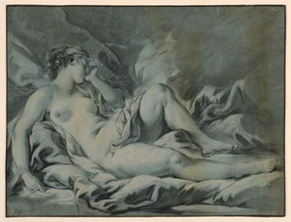 Mujer desnuda durmiendo
