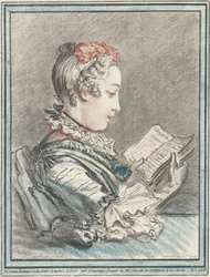 Joven leyendo "Héloïse y Abélard"