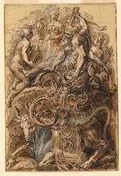 Diseño para Inicial Iluminada "F"