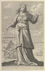 Monime, 1647. Creadores: Gilles Rousselet, Abraham Bosse