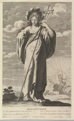 Sibila de Cumas, ca. 1635. Creadores: Gilles Rousselet, Abraham Bosse