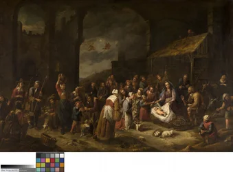La Adoración de los pastores (óleo sobre lienzo)