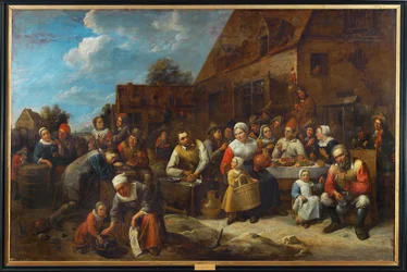 El banquete del pueblo (pintura sobre lienzo)