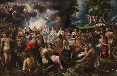 Gillis-van-Valckenborch-El matrimonio de Peleo y Tetis