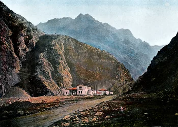 Estación en una carretera militar, Kaichaour, c. 1890