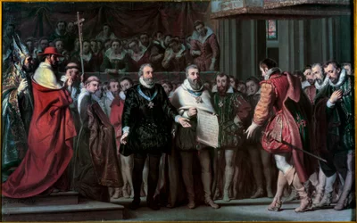 Felipe II de España reconoce a Enrique IV como rey de Francia