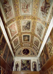 Historia de Prometeo (techo del Studiolo de Francesco I de Medici)