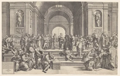 la escuela de atenas