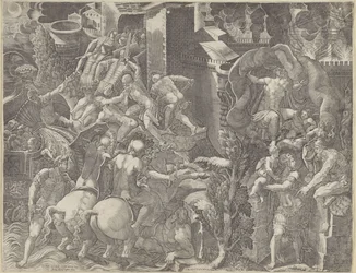 Caída de Troya y la huida de Eneas