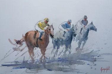 Carrera de caballos dinámica