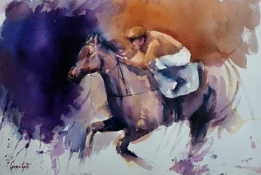 Caballo de carreras dinámico