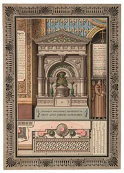 Uno de los tres proyectos para la tumba de Louis-Charles d