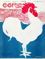 Portada de la revista "Cocorico", diciembre de 1901 (litografía en color)