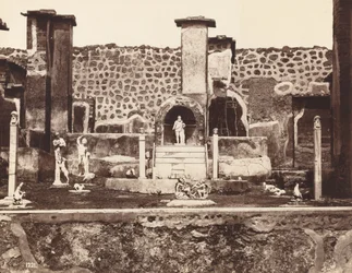 Casa de Marco Lucrezio, Pompeya, c.1870