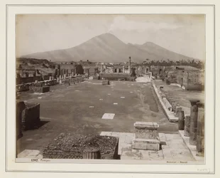 Vista del foro de Pompeya