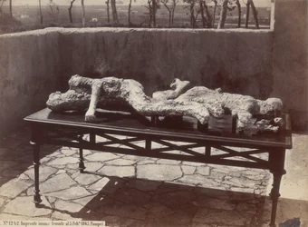 Huellas humanas, Pompeya [Human Casts, Pompeii]