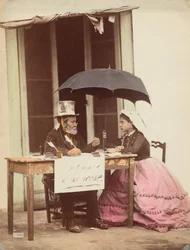 Escritor público, Nápoles,1865-1870 (foto)