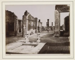 Restos de la Casa di Cornelia Ruffo en Pompeya