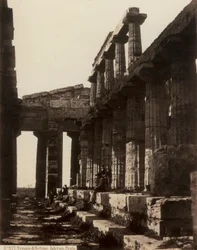 Ruinas del Templo de Neptuno, en Paestum