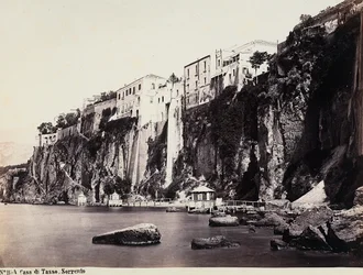 La casa de Tasso sobre el mar de Sorrento
