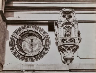 El cuadrante de la Torre del Reloj en Berna, por Kaspar Brunnen (1527-1530)