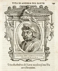 Milán, Biblioteca Braidense, Vite de piv excellent, Giorgio Vasari 1568, Andrea del Sarto
