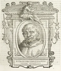 Milán, Biblioteca Braidense, Vite de piv excellent, Giorgio Vasari 1568, Fra Bartolomeo llamado Baccio della Porta