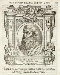 Milán, Biblioteca Braidense, Vite de piv excellent, Giorgio Vasari 1568, Giovan Francesco Penni llamado Il Fattore