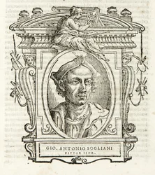 Milán, Biblioteca Braidense, Vite de piv excellent, Giorgio Vasari 1568, Giovanni Antonio Sogliani
