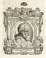 Milán, Biblioteca Braidense, Vite de piv excellent, Giorgio Vasari 1568, Girolamo da Trevigi