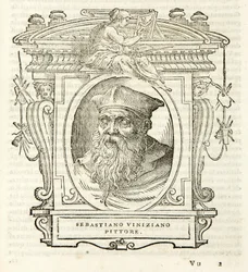 Milán, Biblioteca Braidense, Vite de piv excellent, Giorgio Vasari 1568, Sebastian Viniziano