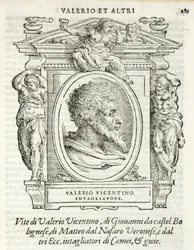Milán, Biblioteca Braidense, Vite de piv excellent, Giorgio Vasari 1568, Valerio Belli llamado Valerio Vicentino