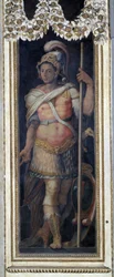 Retrato de Alejandro de Médicis (Alessandro de Médicis). Fresco de Giorgio Vasari (1511-1574)