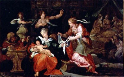 El nacimiento de la Virgen