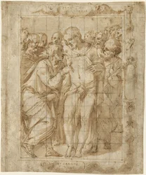 La incredulidad de Santo Tomás, c.1556-57