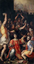 El martirio de San Esteban, 1571