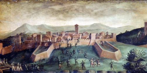 La toma de Casole, Italia