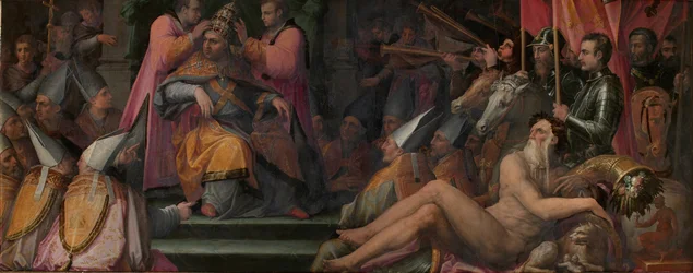La elección de Giovanni de Medici al papado, 1555-1562