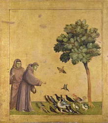 San Francisco de Asís predicando a los pájaros