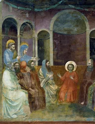 Jesús en el Templo entre los doctores, (detalle)