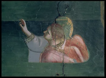 La Anunciación a Santa Ana (detalle)