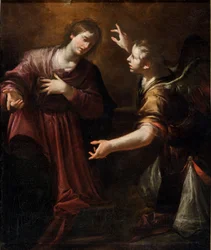 Anunciación, Primera mitad del siglo XVII (óleo sobre lienzo)