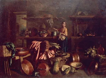 Dentro de la cocina, por Gian Domenico Valentino