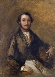 Retrato de Gaetano Donizetti (1797-1848), compositor italiano.