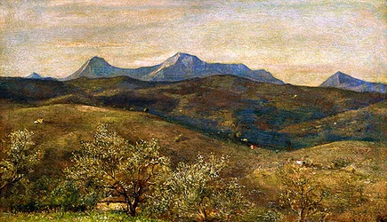 Vista en los Apeninos